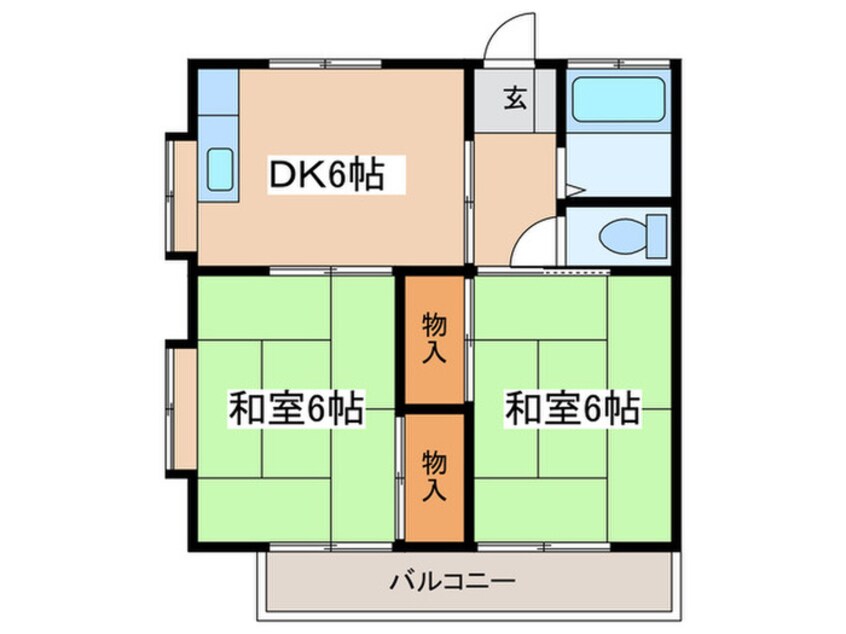 間取図 カーサ西湘