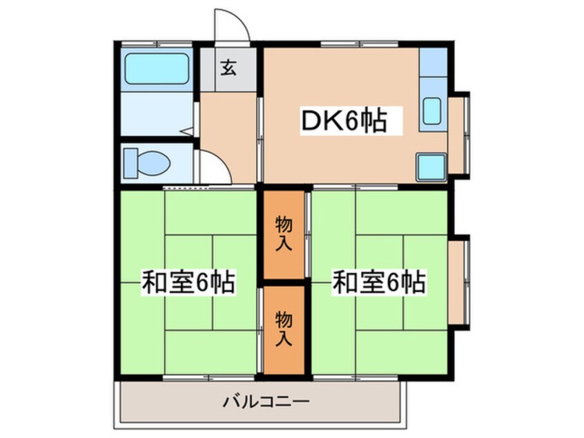 間取図 カーサ西湘