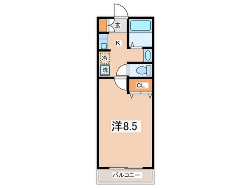 間取図 ブル－ジュ大倉山