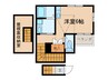 福寿荘 1Rの間取り