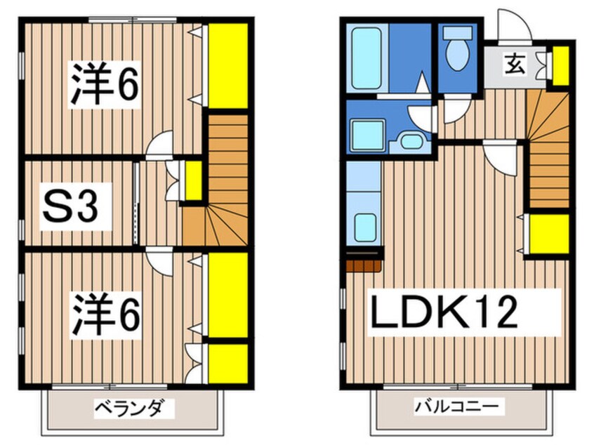 間取図 PET PAL　B