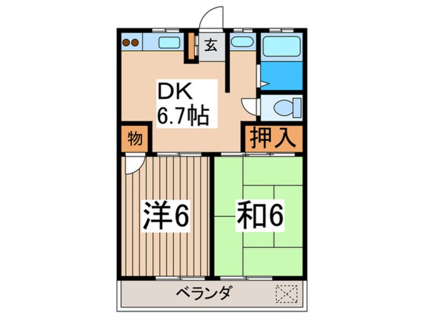 間取図 センチュリ－小川