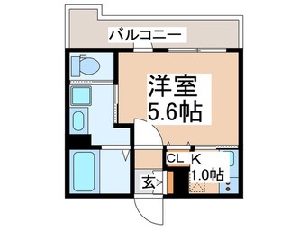 間取図 ベイルーム横浜鴨居