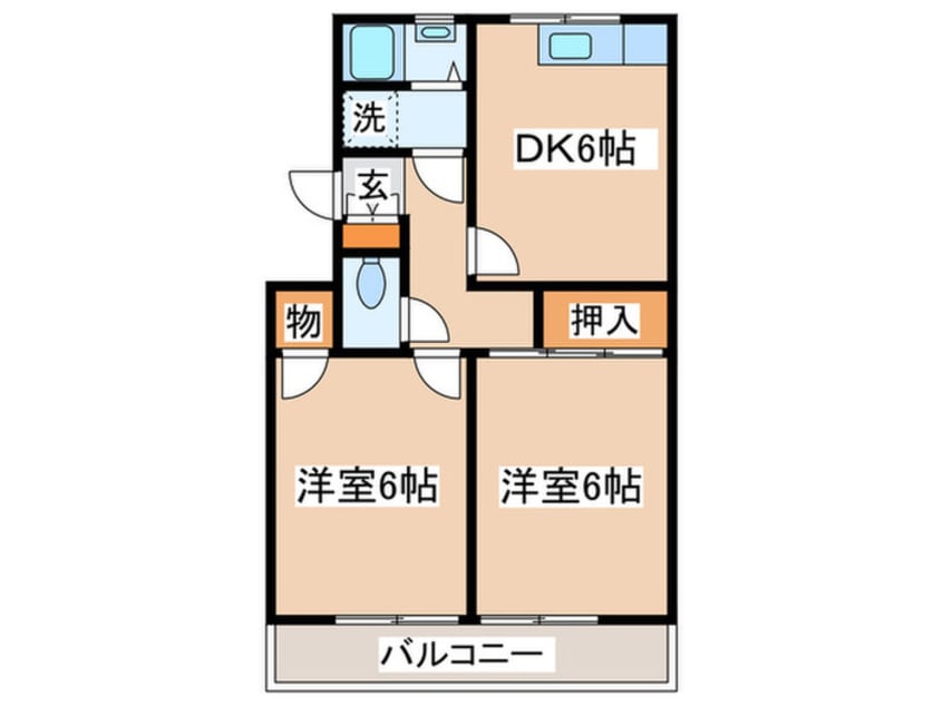 間取図 サンハイム新富
