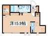 ヴィトラ－ジュ方南町 1Rの間取り
