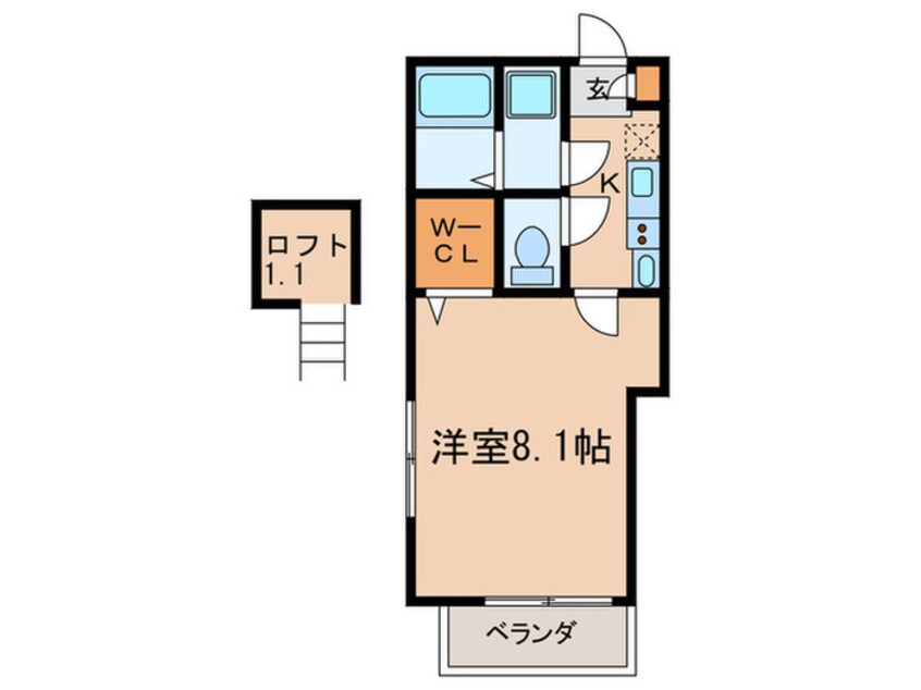 間取図 ノイハウス鶴馬