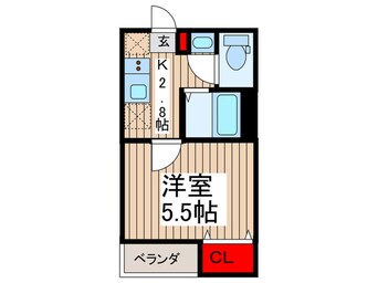 間取図 エクセラン柴又