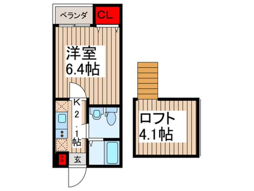 間取図 エクセラン柴又