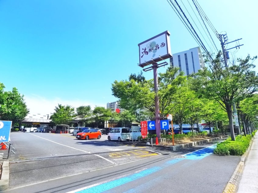 スーパー銭湯　湯処葛西(その他飲食（ファミレスなど）)まで1800m シャルマンモリタⅡＡ