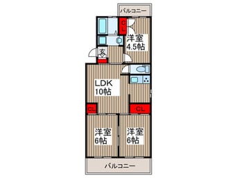 間取図 ア－バンライフ所沢