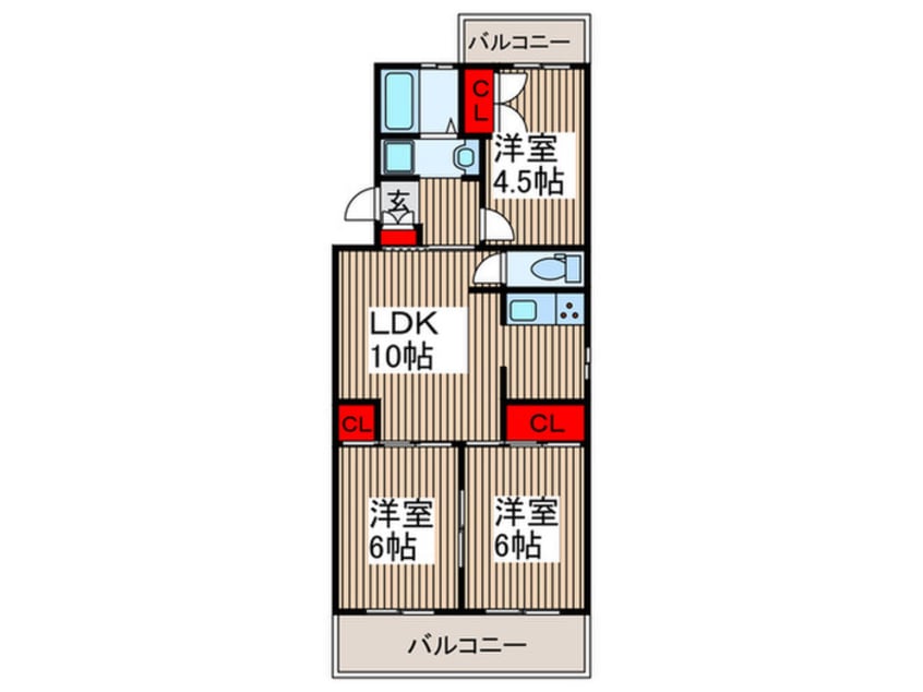 間取図 ア－バンライフ所沢