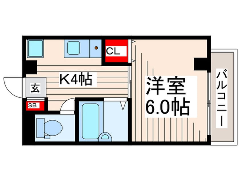 間取図 シャルマンモリタⅡB