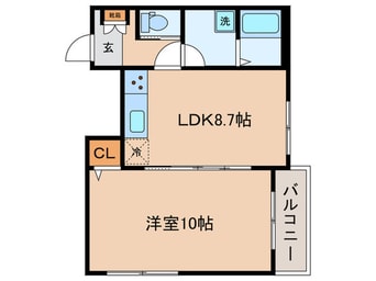 間取図 オンリーワン篠原北