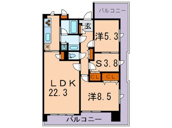 間取図 ガ－デン文京白山