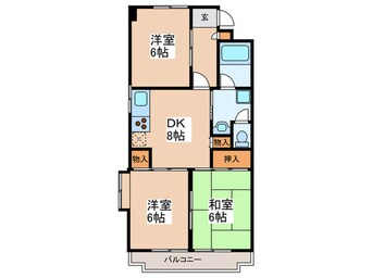 間取図 ヒルトップマンション