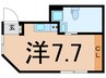 仮）東神奈川２丁目新築工事 1Rの間取り