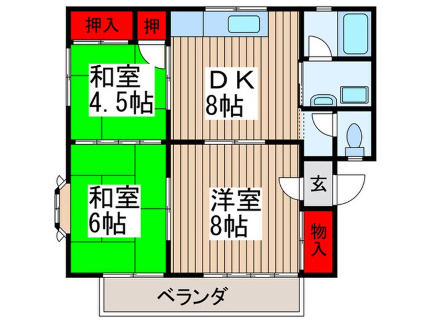 間取図 オ－タムＢ