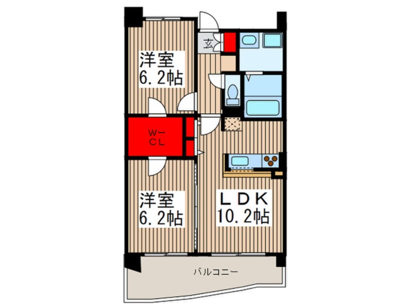 間取図 グリーンフォレスト