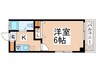 原マンション 1Kの間取り