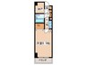 まちのもり本町田 1Kの間取り