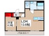 クラフト新所沢 1LDKの間取り