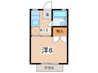 間取図 ハイツコラ－ド