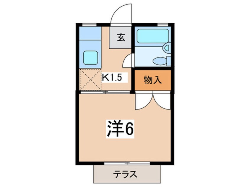 間取図 ハイツコラ－ド