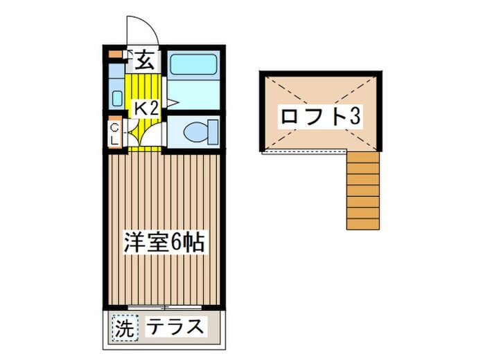 間取り図 第３シャンポール ＦＵＪＩ