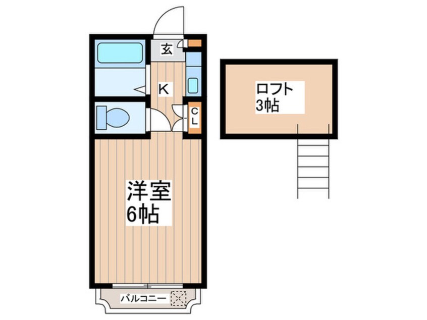 間取図 第３シャンポール ＦＵＪＩ