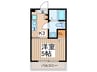 MELDIA入間市 1Kの間取り