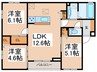 Ｃｌａｉｒｅａ 3LDKの間取り