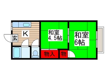 間取図 コ－ポ豊住