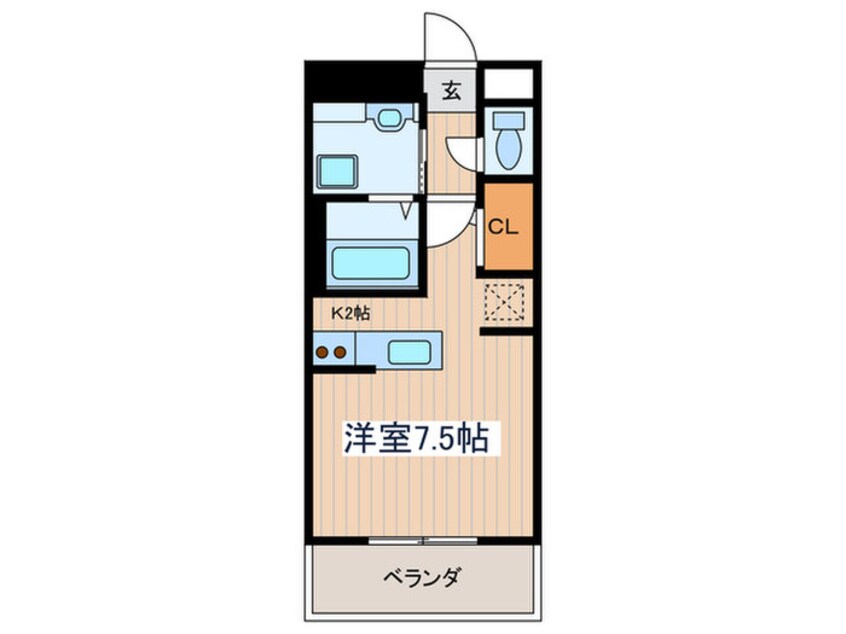 間取図 ラクサリ－国分寺