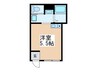 グレーシア 1Rの間取り