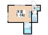 グレーシア 1Rの間取り
