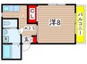 サンドエル東千葉 1Kの間取り