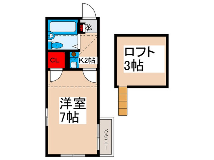 間取図 メゾンドパレス８５