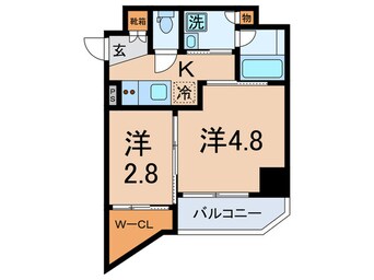 間取図 レジデンス北大塚（207）