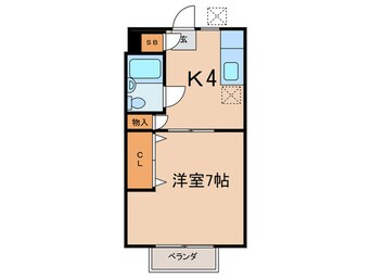 間取図 エクセレントフラッツ用賀