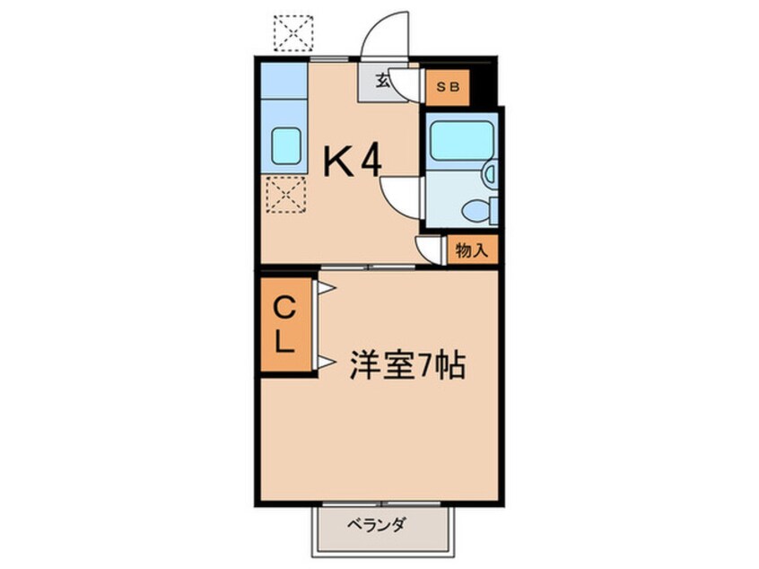 間取図 エクセレントフラッツ用賀