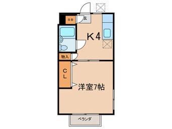 間取図 エクセレントフラッツ用賀