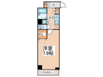 間取図 ドルチェ銀座東　弐番館（801）