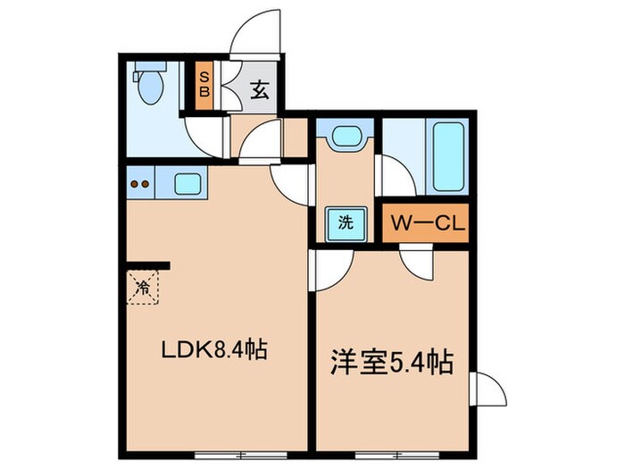 間取り図 Ｖ－ｓｔｙｌｅ幡ヶ谷