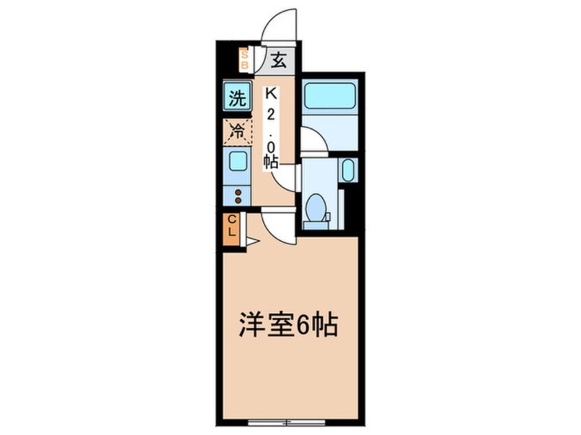 間取図 Ｖ－ｓｔｙｌｅ幡ヶ谷