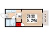 アーバンハイム第二 1Kの間取り