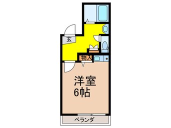 間取図 ラビングパレス東伏見