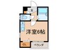 ラビングパレス東伏見 1Rの間取り