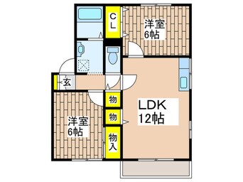 間取図 エミネンスコートC