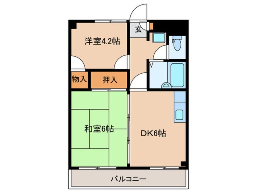 間取図 シャトレー昭島