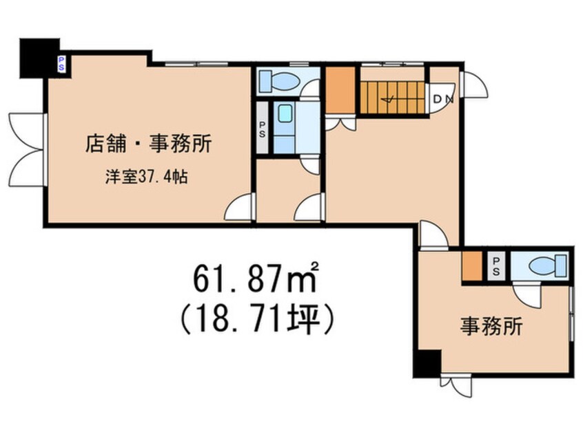 間取図 ハマコーポ